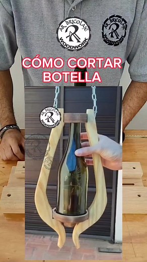 34K reactions · 5.3K shares | Cómo cortar botella de vino para lámpara / AR BRICOLAJE WOODWORK  #arbricolajewoodwork #vino #lamparasdecorativas | AR Bricolaje Woodwork | Facebook