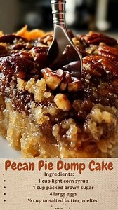 179K views · 694 reactions | Pecan Pie Dump Cake | Cakecrafted Recipes | Facebook