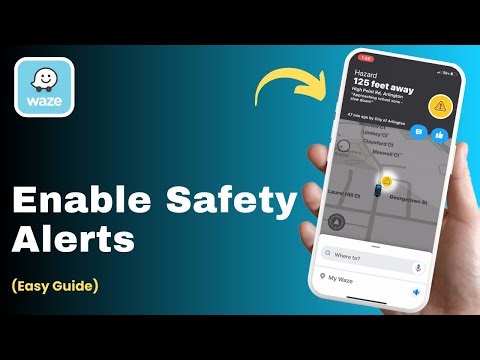 How To Enable Safety Camera Alerts In Waze !