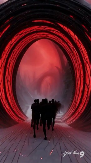 Alien Planet Chase 🌋 | Volcanic Sci-Fi World with Shadow Figures