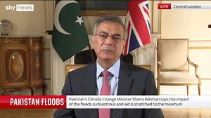 High Commissioner for Pakistan, Moazzam Ahmed Khan, says that the "climate catastrophe" in Pakistan has devastated the country.