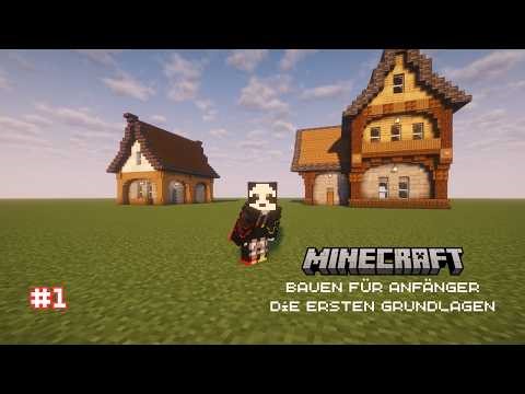 ⛏️Minecraft⛏️ Building for Beginners | The First Basics #1