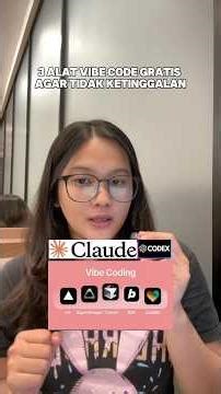 3 alat vibe coding gratis agar tidak ketinggalan#coding #tutorial
