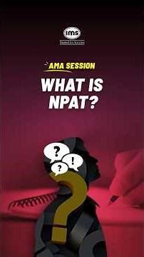 What is NPAT? #NMIMS #npat