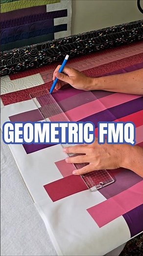 GEOMETRIC FREE-MOTION QUILTING