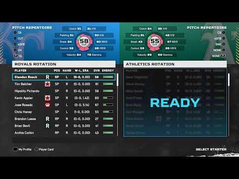 MLB The Show classic 1997 Playoffs Roysls vs- A`s game.3