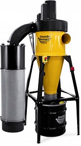 Dust Gorilla Pro 5hp VFD HEPA-GFM Cyclone Dust Collector with SMART Boost (230V, 1/3 phase, Stationary)  | Oneida Air Systems