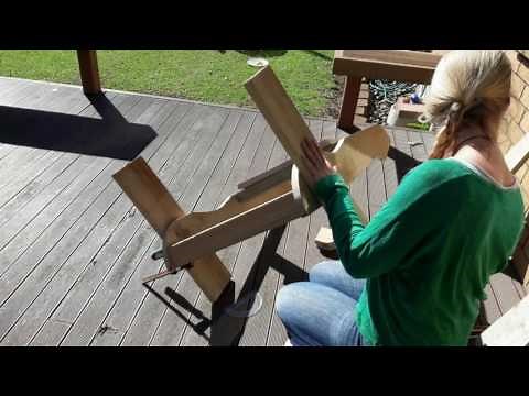 Julie's first woodworking project