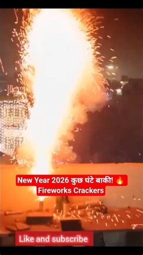 New Year 2026 कुछ घंटे बाकी! 🔥 Fireworks Crackers Blast | Arjun Malik Vlog