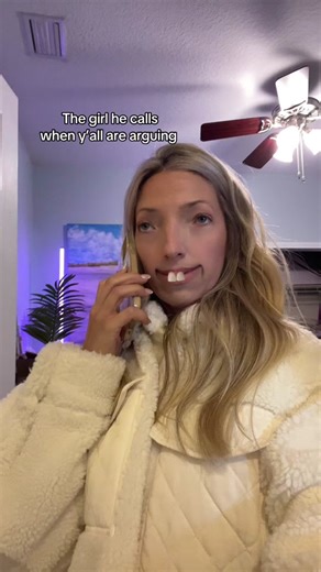 The Girl He Calls During Arguments