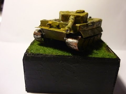 How to make paper Tiger I 1:100