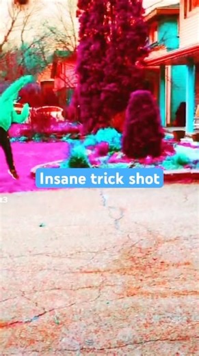 Awesome cool basketball trick shot