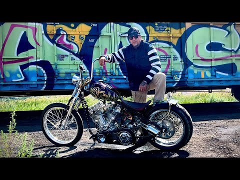 Billy Lane Rides Indian Larry Masterpiece “ Chain Of Mystery “ Biker Build Off Chopper