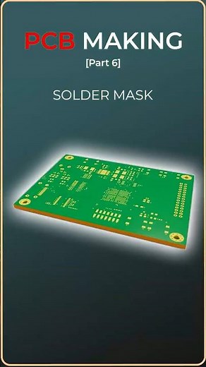 Solder Mask Application | How PCBs Are Made (Part 6) #shorts #pcb #pcbuilding