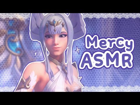 Mercy ASMR 🪽⋆˙⟡ Whispers + Rain sounds ⊹ ࣪ ˖ Overwatch ASMR🪽˙⟡