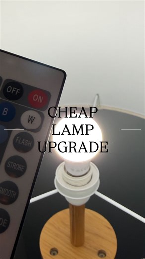 Dazlin Cleaning - Lindsay | 💡 CHEAP LAMP UPGRADE 💡 Upgraded my floor lamp with a remote-controlled bulb — on/off at the touch of a button, plus colours, modes, even... | Instagram