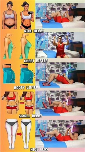 Lazy #workout from the comfort of your bed can #burnfat #weightloss #yoga #fitnessroutine #challenge