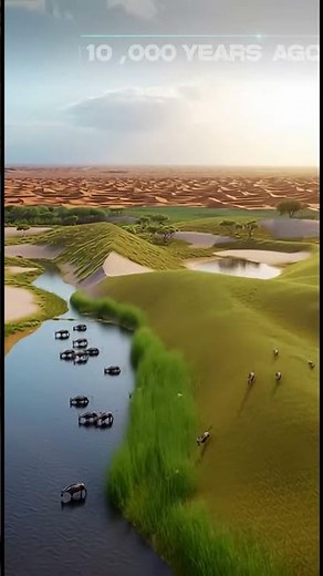 The Sahara Before and After That's Unreal #transformation #geography
