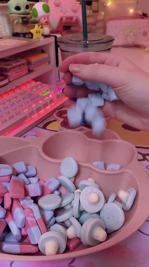 Blue Theme Snack Plate ASMR Compilation