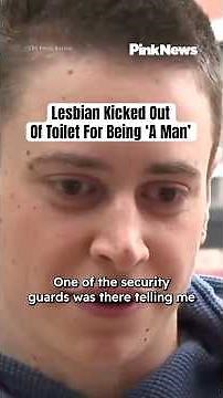 Lesbian Kicked Out Of Toilet For Being 'A Man' #shorts #transgender #toilet
