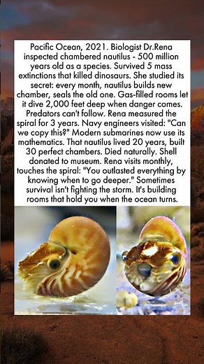 Shell That Survived Everything - Nautilus