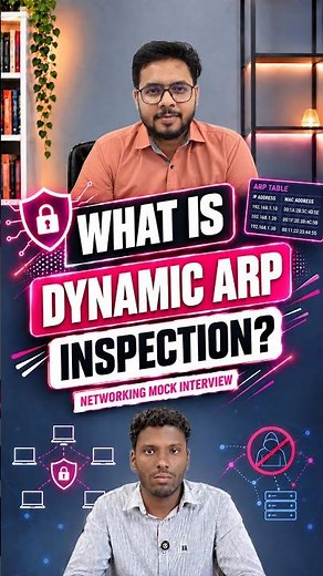 What Is Dynamic ARP Inspection? | Mock Interview! #ccna #mock #interview