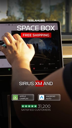 🔥 Buckle up for the ultimate in-car entertainment experience! 🚨 FITS EVERY TESLA MODEL & YEAR, SUPPORTS BOTH ANDROID AND APPLE PHONES ᅠ Get FREE Shipping this week only and transform your daily drives into epic adventures. Click SHOP NOW! 🛍️ ᅠ Unlock a world of limitless fun with: ✔️ Effortless Apple CarPlay & Android Auto integration ✔️ 1000 apps at your fingertips (Waze, Netflix, Spotify, Google Maps, and more) ✔️ Seamless screen mirroring for an immersive ride ✔️ Intuitive voice control to