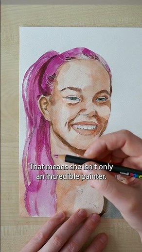 Drawing Martina from Nerdforge