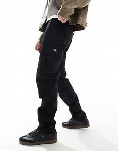 Dickies Millerville cargo pants in black | ASOS