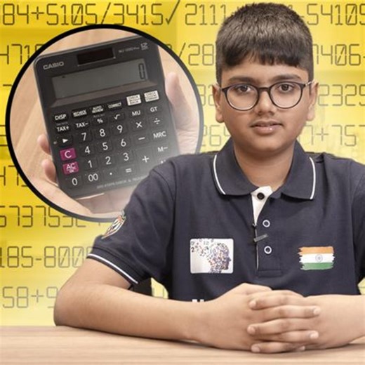 1.2M views · 26K reactions | Genius Aaryan, aka the ‘human calculator’ could probably do mental maths quicker than you could type it into your calculator 勞 燐  | Guinness World Records | Facebook