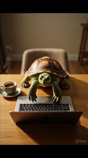 Turtle the Computer Master | Funny Turtle #turtle #funny #funnyvideo