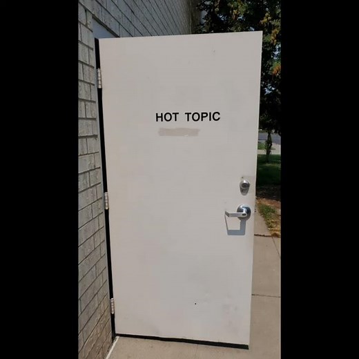 Installing a panic bar crash bar or exit device and eliminating a deadbolt, door fire and ADA code