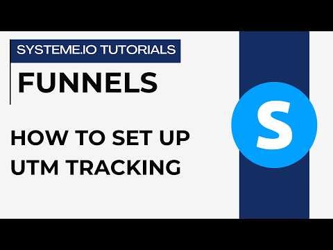 How to set up UTM tracking in systeme.io | systeme.io tutorials