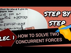 HOW TO SOLVE TWO CONCURRENT FORCES