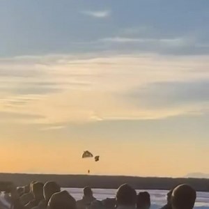 Parachute malfunction. This is why we hammer in pre-jump every time even if it’s jump 100. ⚠️: Graphic Language | WETSU Airborne Community