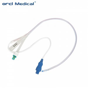 [Hot Item] Medical Use Thermometric Urethral Catheter Disposable Silicone Foley Catheter with Temperature Sensor
