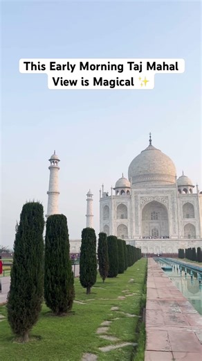 You’ve Never Seen Taj Mahal Like This Before ✨ #shorts #travel #agra #reels #yt #explore