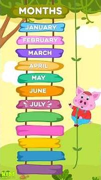 Months Of The Year | Months Names #JanuaryFebruary #donopigs