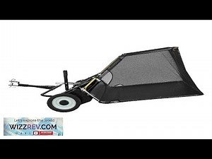 VEVOR Tow Behind Lawn Sweeper 48 in Pull Behind Yard Sweeper 26