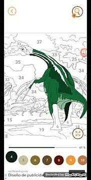 Dinosaurios juegos de pintar gameplay # 46