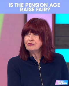 "It's giving people the opportunity at 55 to think ahead and think I won't be able to do this when I'm older so now I'm going to change my job." | Loose Women