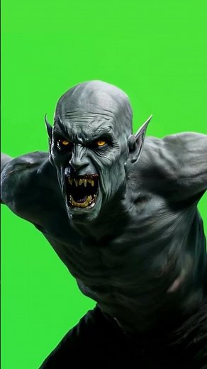 Best Free 4K Hi-Res Vampire AI Generated Green Screen: MidJourney & KLING AI
