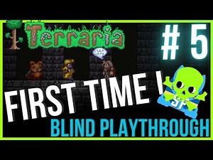 FIRST Time Playing Terraria! - Blind Playthrough EP5 - Old Men and Golfers