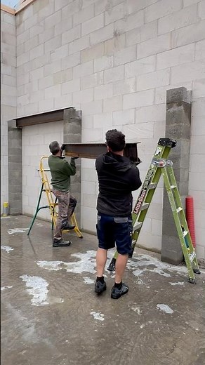 Pose des poutres IPE