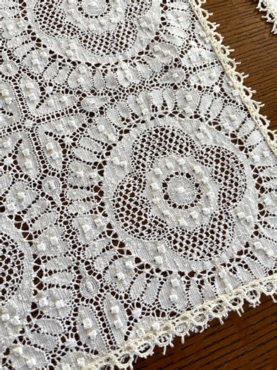 Unique Crochet Lace Runners, Vintage, Two Size Choices, White Cotton - Etsy