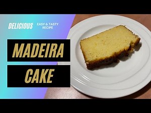 The Best Moist Madeira Cake Recipe - Easy to make moist & delicious Madeira Cake. #maderia #cake