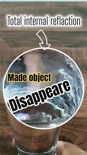 Total internal reflection Vs Refraction Vs Normal vision