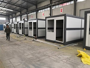 [Hot Item] Prefabricated Moveable Flat Pack Store/Prefab Folding Container Store