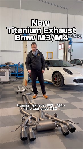 ░S░C░A░R░A░7░3░ on Instagram: "New Titanium Exhaust for BMW M3/M4 G80 – Everything You Need to Know This brand-new titanium exhaust system is built for drivers who want maximum performance with full sound control. 🔧 Key features: • Ultra-lightweight titanium construction to reduce weight and improve responsiveness • Electronic valves to switch from refined daily driving to full race sound instantly • Optimized flow design for better exhaust efficiency and sharper throttle response • High-end fi