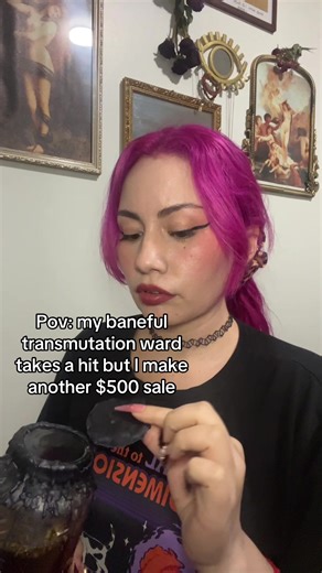 Btw I do offer the baneful transmutation ward🖤 #witchtok #protectionspell #transmutationspell #moneyspell #witchlife